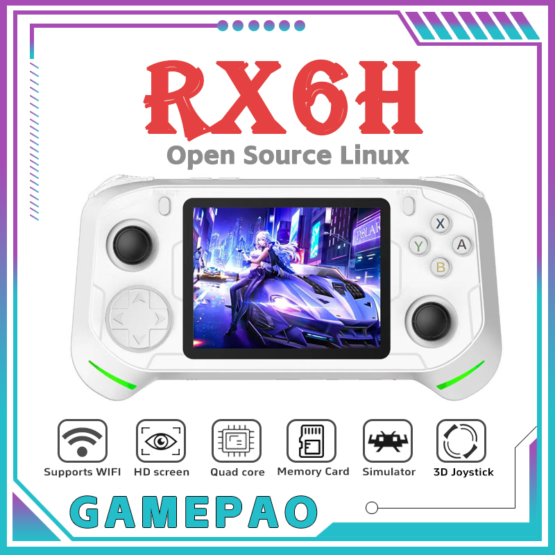 Retro Gaming Linux - Open Source RX6H Retro Handheld Video