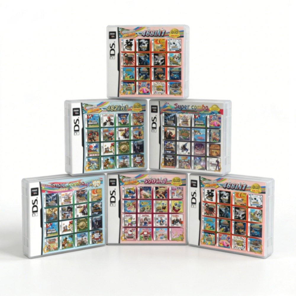 Retro Gaming Games - •Pokemon Themed Multi-Game Cartridge For DS/3DS/NDSL/2DS-Preloaded