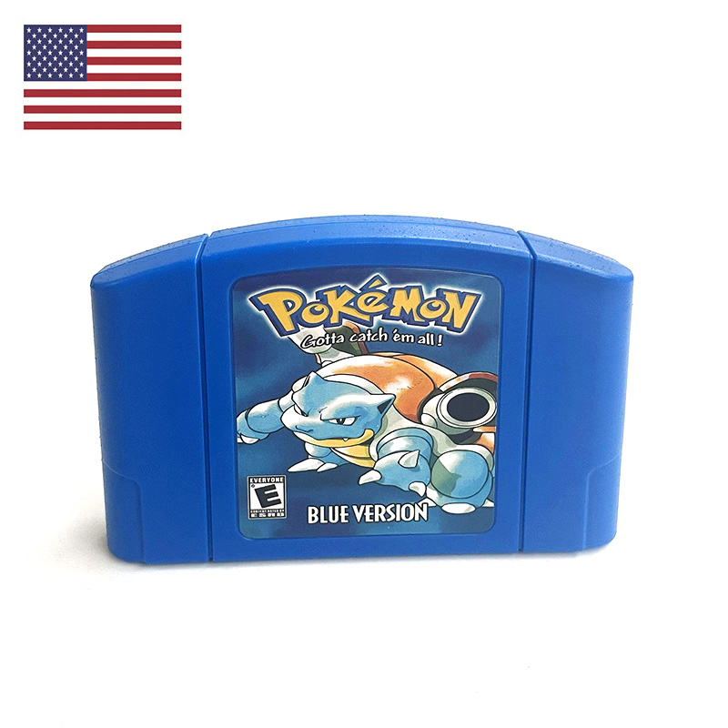 Retro Gaming Box - USA NTSC Version English Pokemon Blue