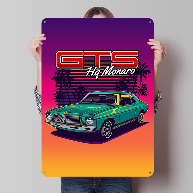 Retro Gaming At - HQ Monaro GTS Retro Car Metal
