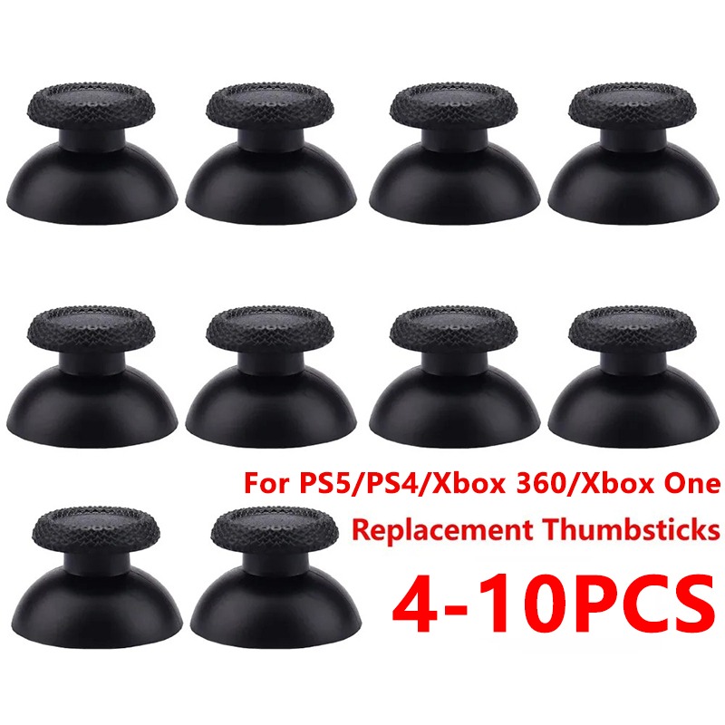 Retro Gaming Xbox 360 - 4-10pcs Replacement Thumbsticks for PS5 PS4