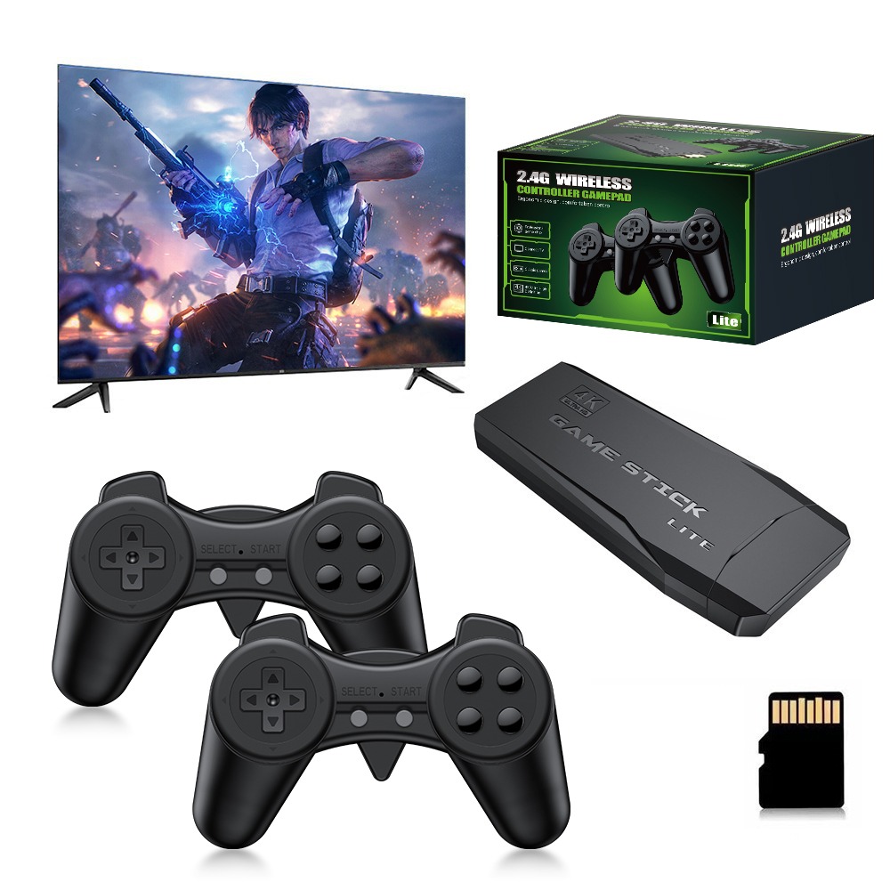 Retro Gaming Qss - Portable 4K Retro Game Stick Console
