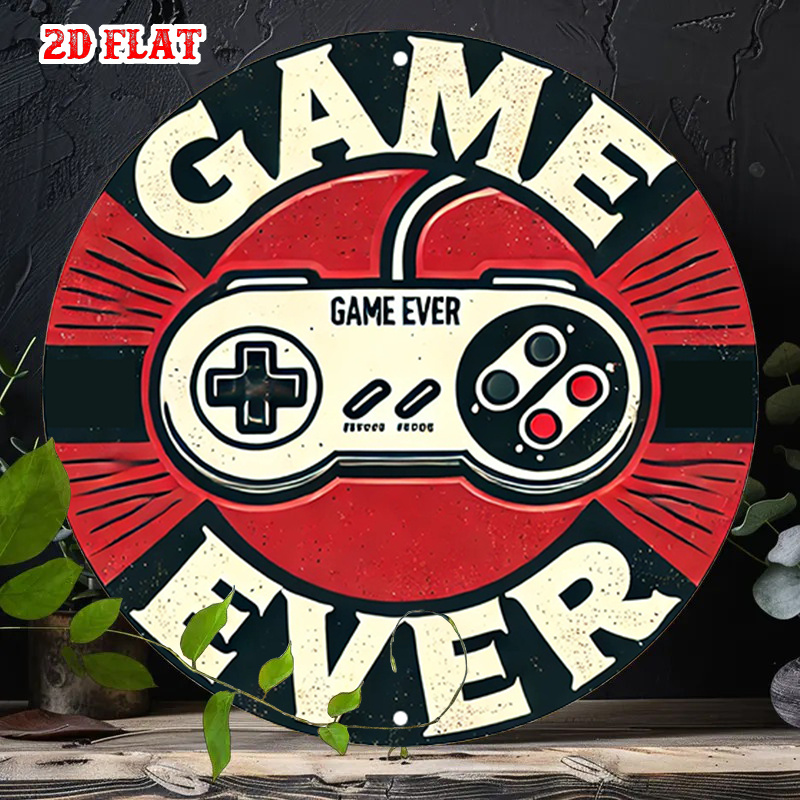 Retro Gaming Games - 2D Flat 1pc Retro Gaming Round