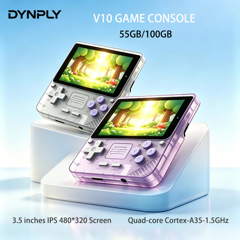 Retro Gaming Linux - POWKIDDY V10 3.5-Inch IPS Oca Hd