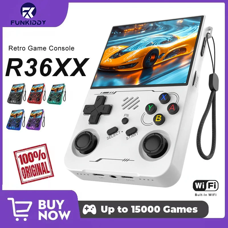 Retro Gaming Linux - FUNKIDDY R36XX Game Console ARKOS Built-In