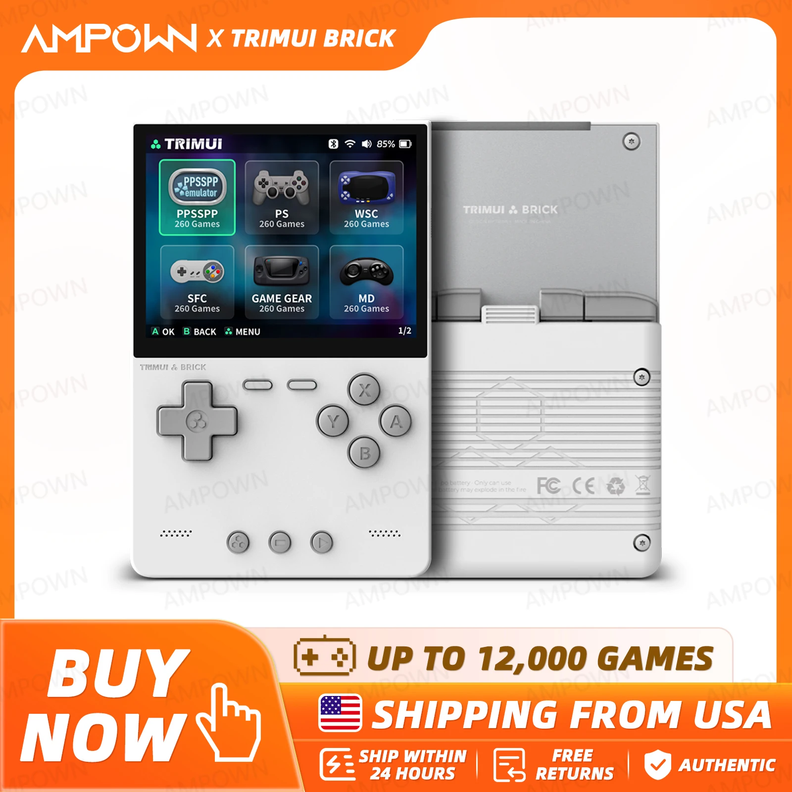 Retro Gaming Linux - TRIMUI BRICK Handheld Game Console 3.2''