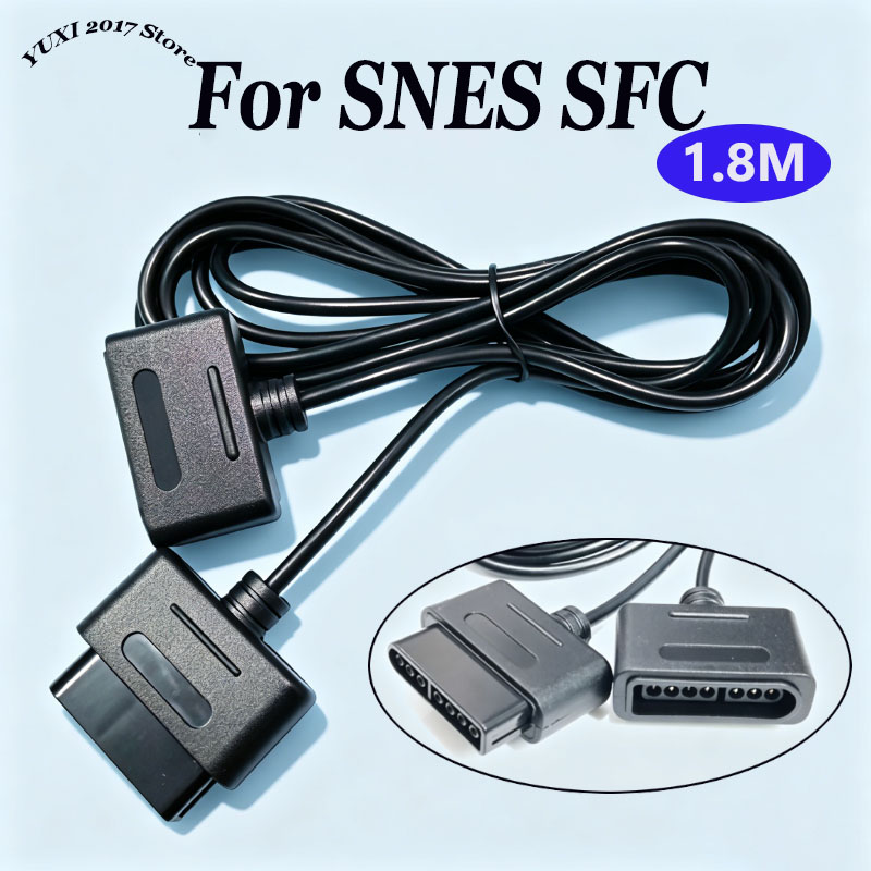 Controller Extension Cord - 1.8M Controller Extension Cable For SNES