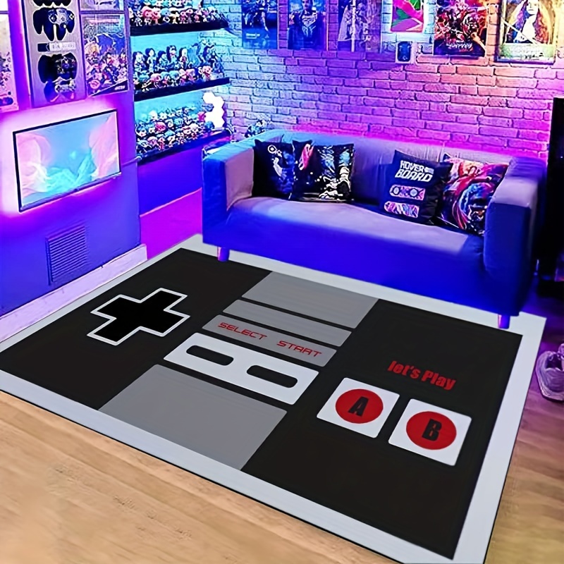 Game Area Rugs 3D Printed Play - Retro Gaming Bar ulasan dan harga