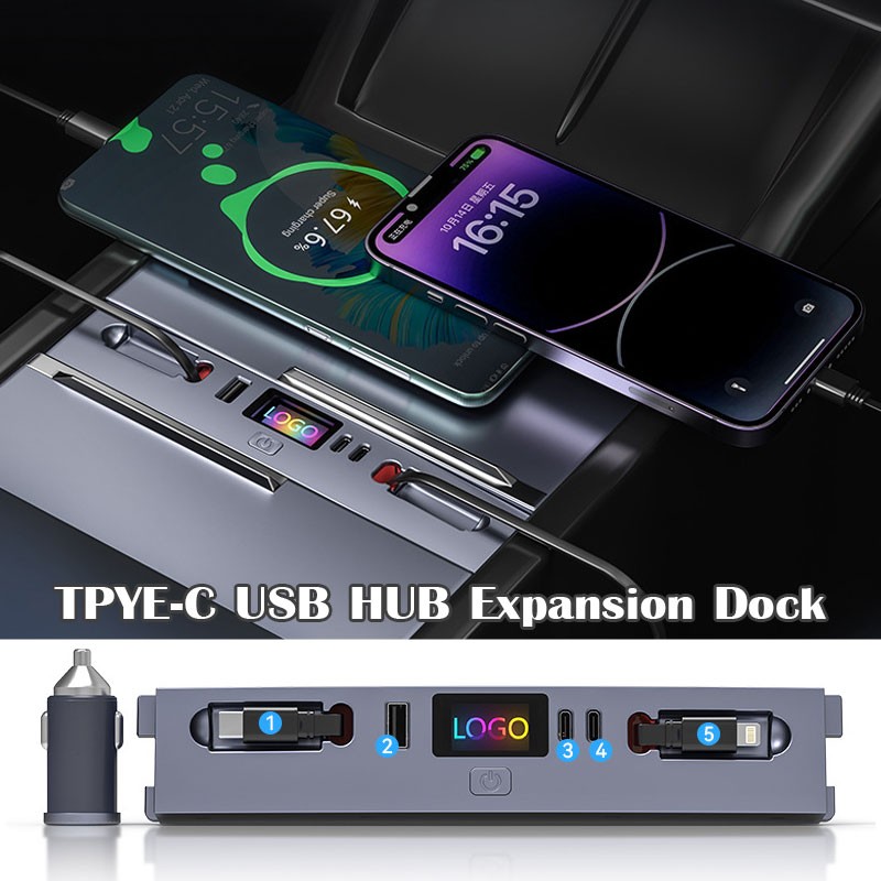 45W Central Control Fast Charg - Controller Adapter Usb ulasan dan harga