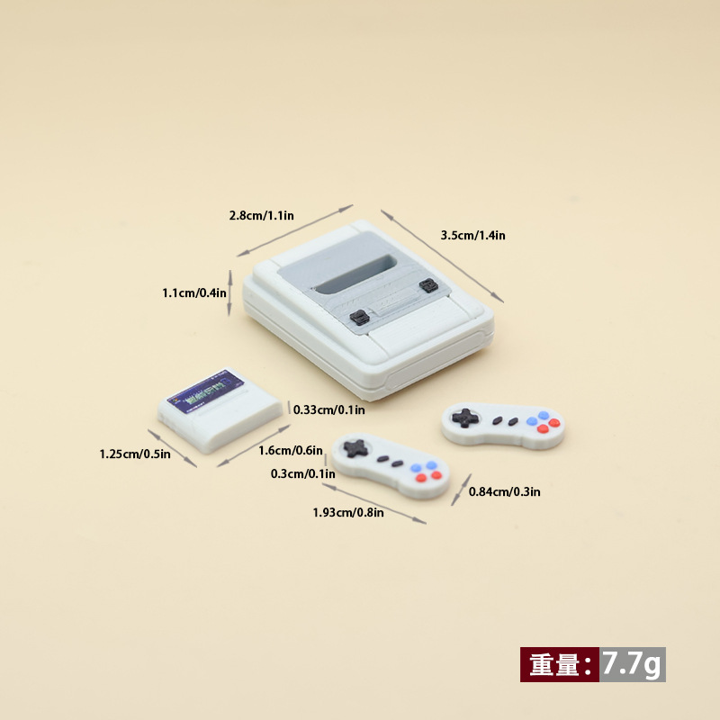 1set Dollhouse Mini Retro Game - Retro Gaming Box ulasan dan harga