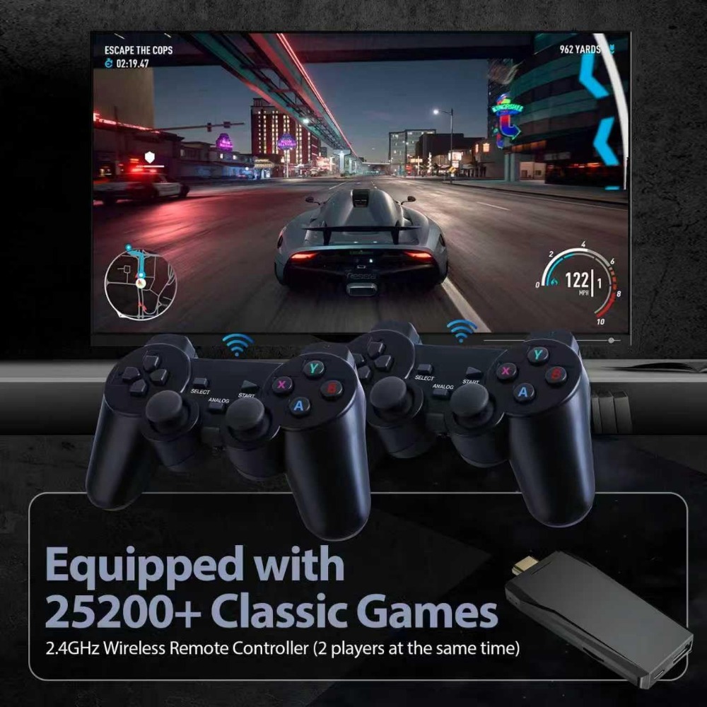 Retro Gaming Console with 2520 - Retro Gaming Xbox Controller ulasan dan harga