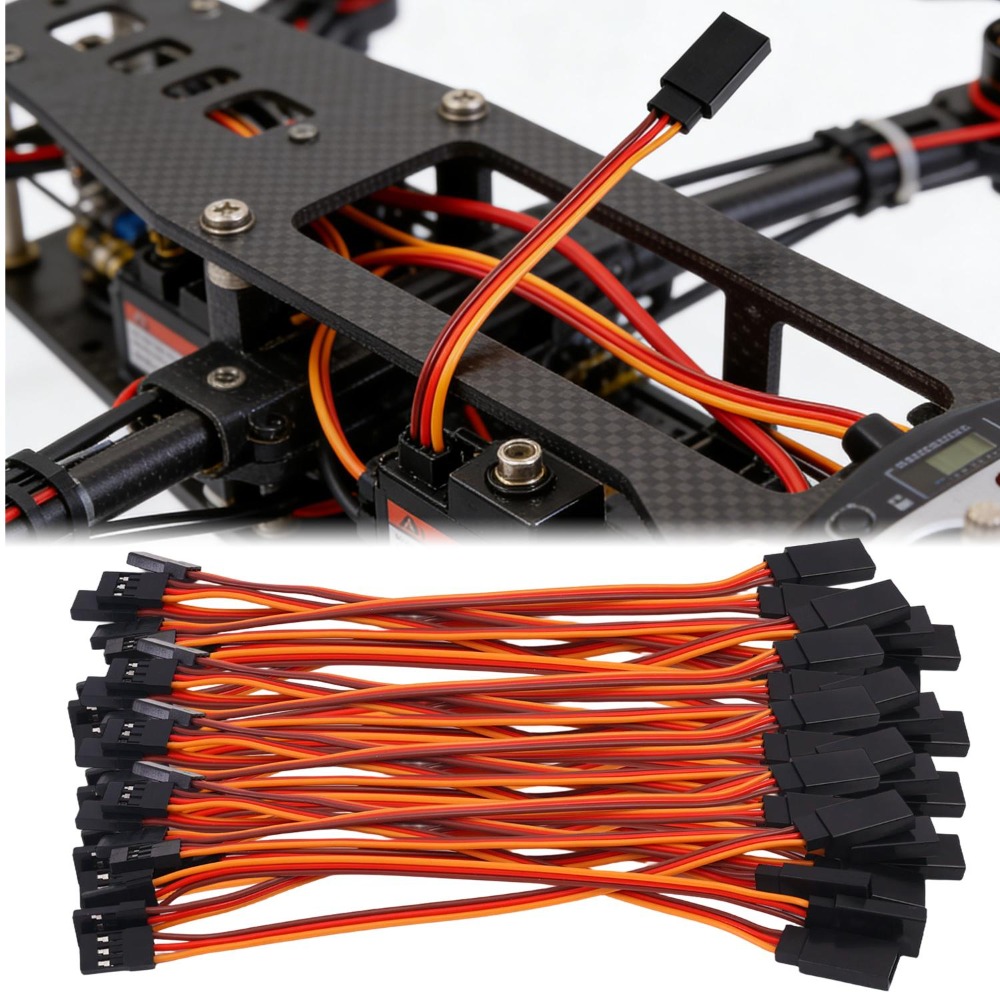 1-10pcs 15cm 30-Core Servo Ext - Controller Extension Cord ulasan dan harga