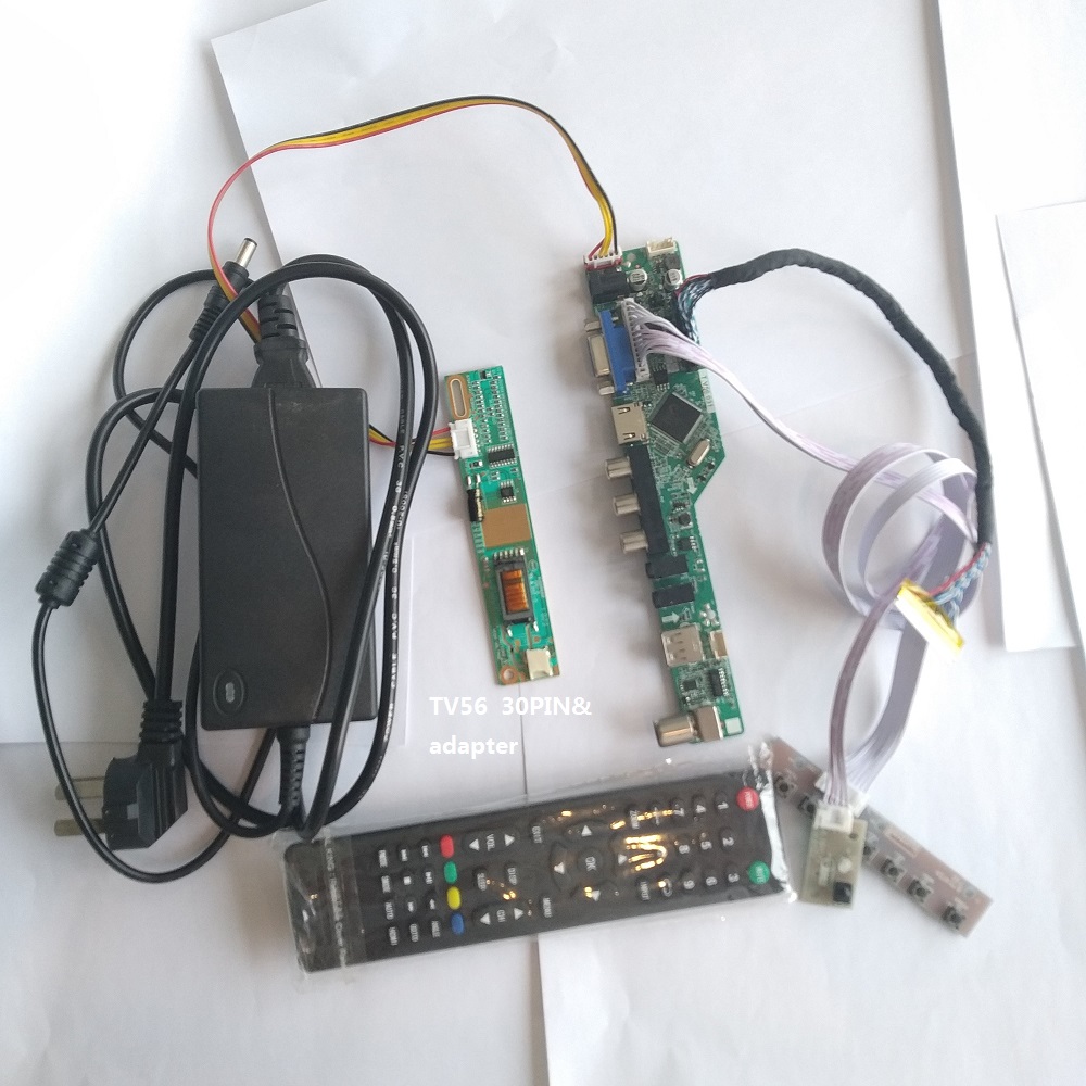 TV56 controller board kit with - Controller Adapter Usb ulasan dan harga