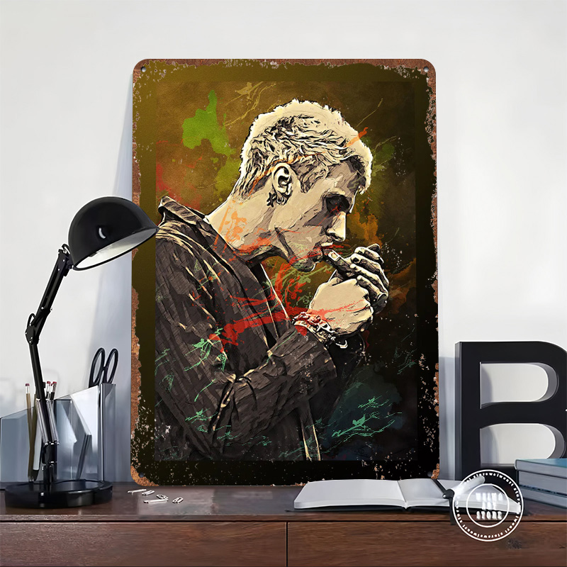 Machine Gun Kelly Tin Poster C - Retro Gaming Gun ulasan dan harga