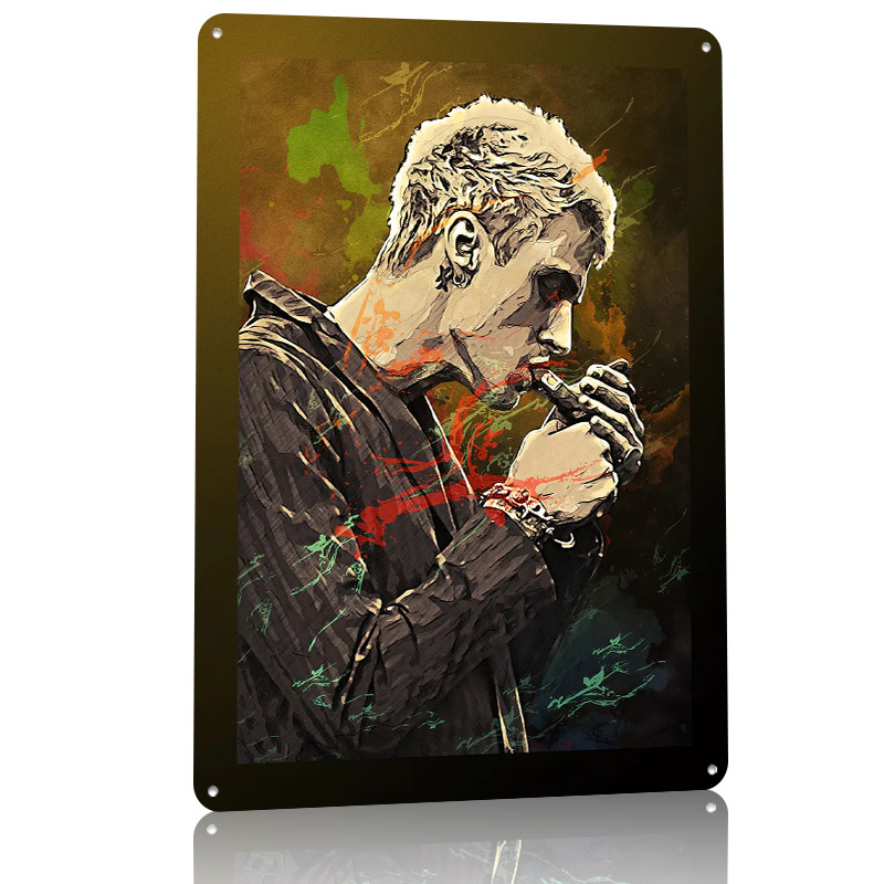 Machine Gun Kelly Tin Poster C - Retro Gaming Gun ulasan dan harga