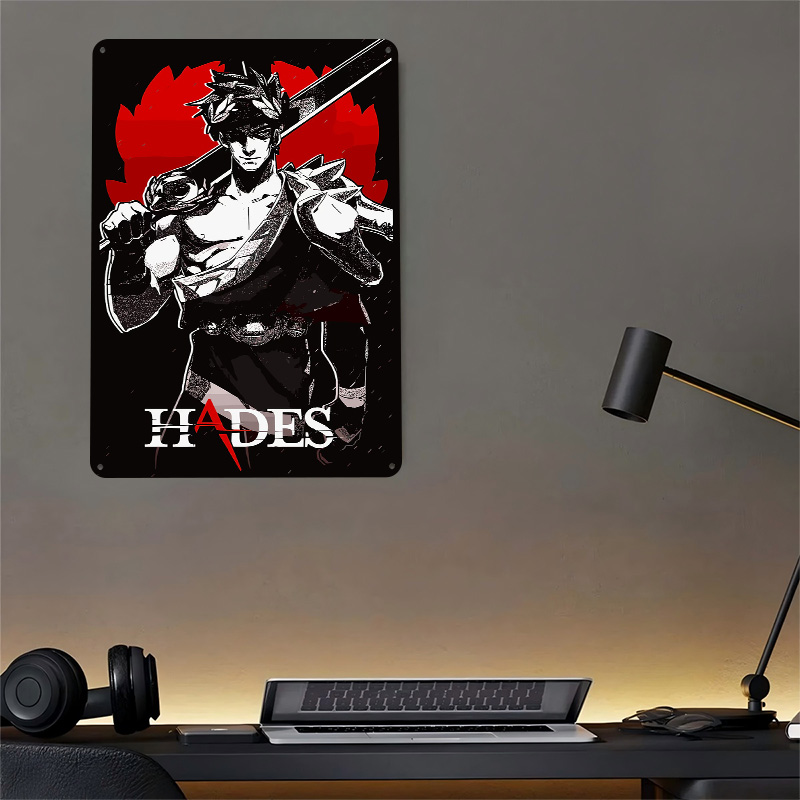Hades Game Metal Poster Custom - Retro Gaming Bar ulasan dan harga