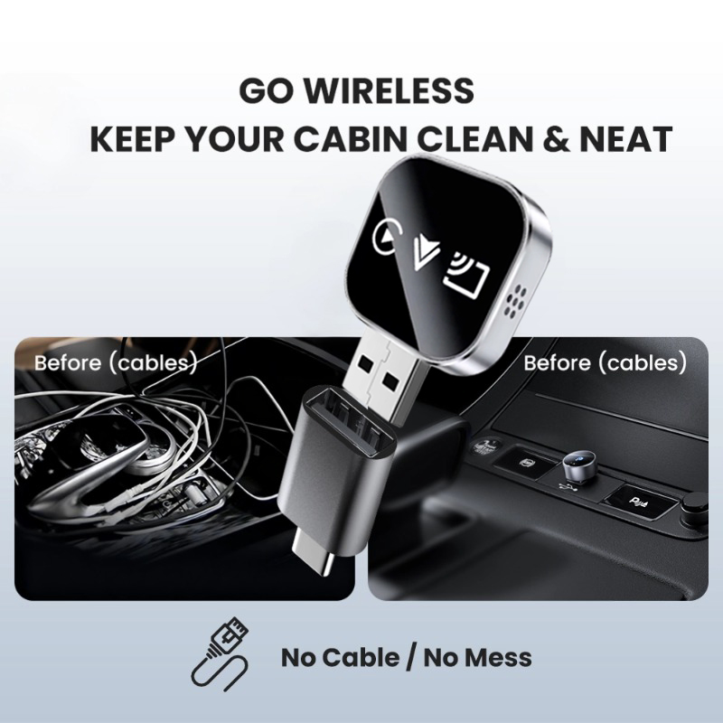 Getpairr Wireless CarPlay & An - Controller Adapter Usb ulasan dan harga