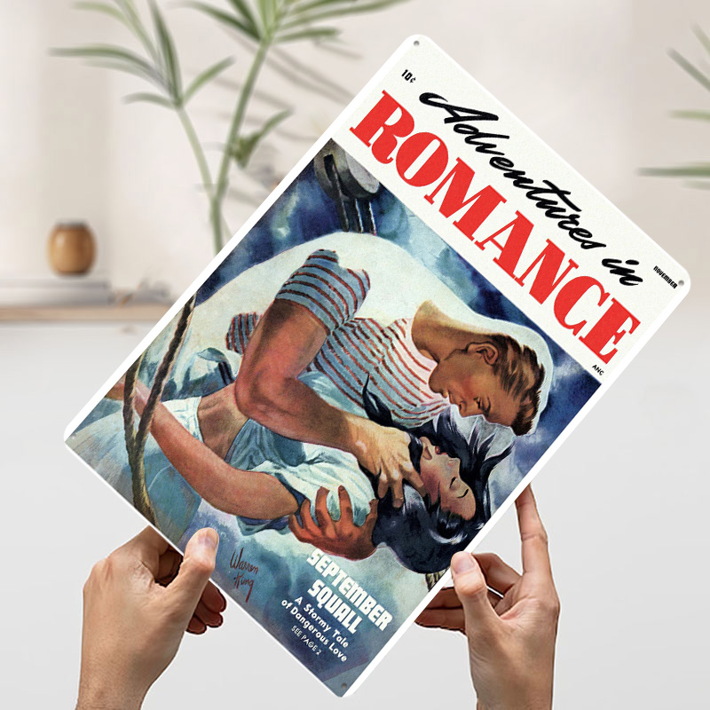 ADVENTURES IN ROMANCE Tinplate - Retro Gaming At ulasan dan harga