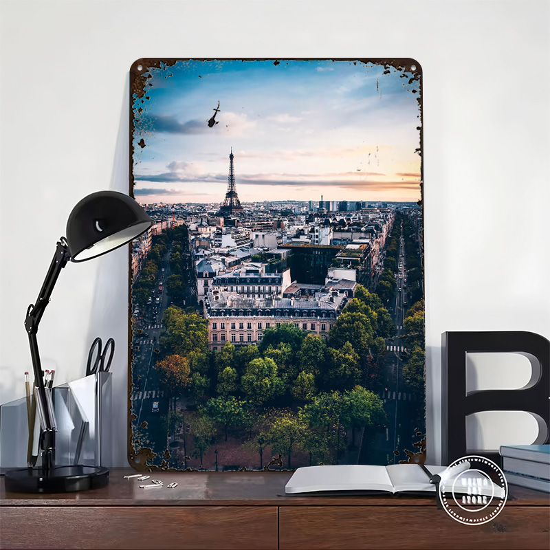 Paris Poster Customized Vintag - Retro Gaming Paris ulasan dan harga