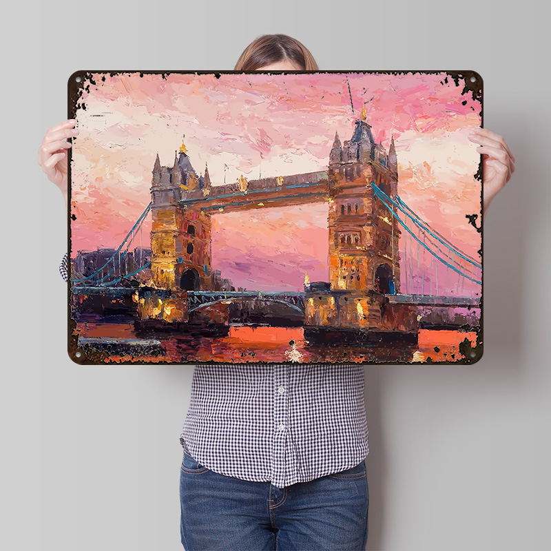 Travel to London Metal Poster  - Retro Gaming London ulasan dan harga