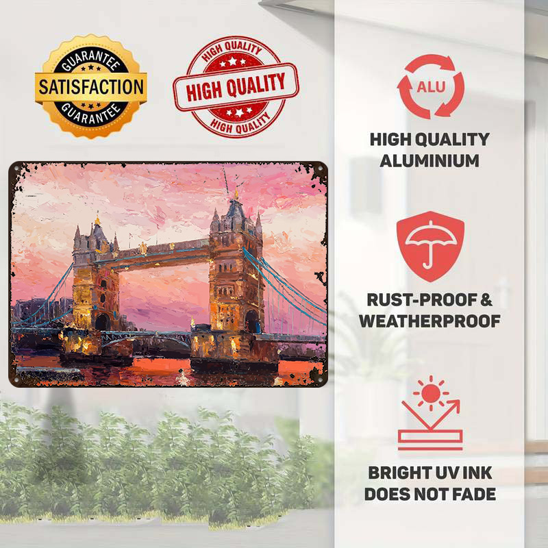 Travel to London Metal Poster  - Retro Gaming London ulasan dan harga