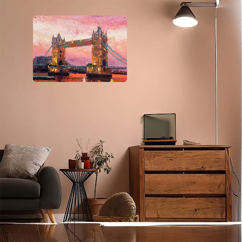 Travel to London Metal Poster  - Retro Gaming London ulasan dan harga