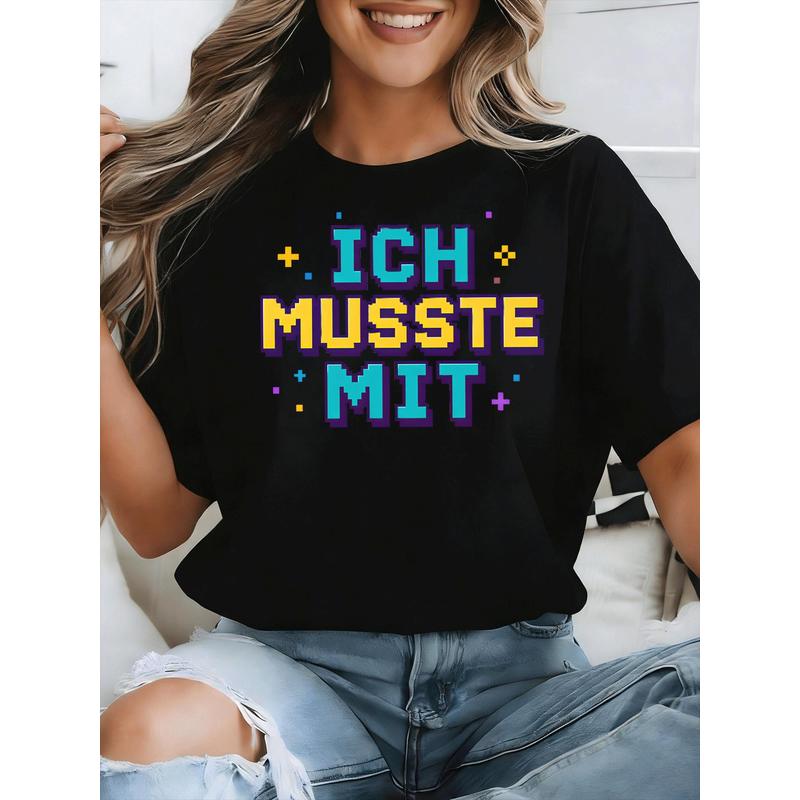 Ich Musste Mit German Meme T-S - Retro Gaming Fonts ulasan dan harga