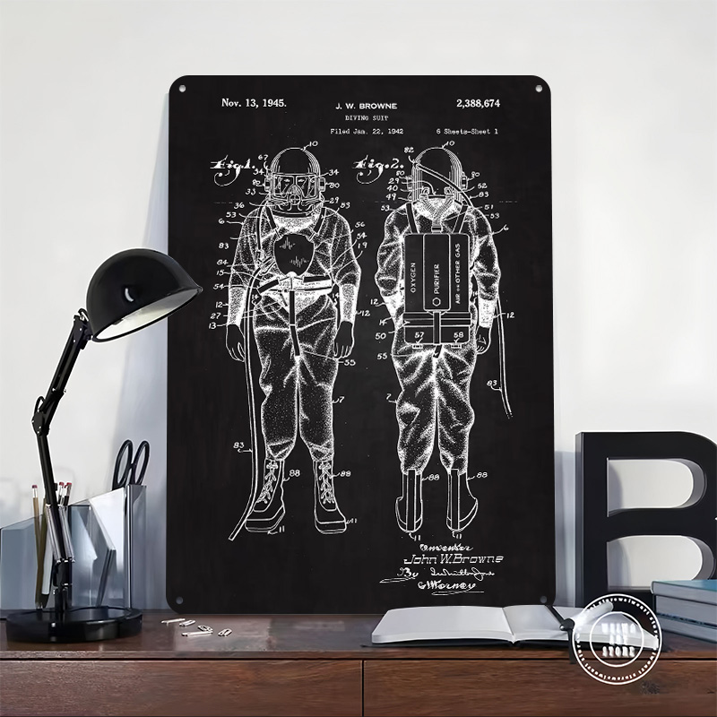 1945 Diving Suit Patent Metal  - Retro Gaming At ulasan dan harga
