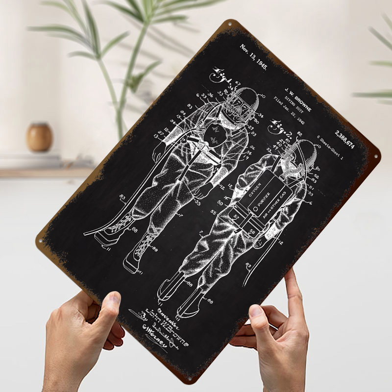 1945 Diving Suit Patent Metal  - Retro Gaming At ulasan dan harga
