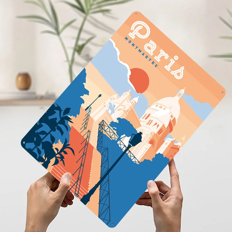 Paris Montmartre Travel Printe - Retro Gaming Paris ulasan dan harga
