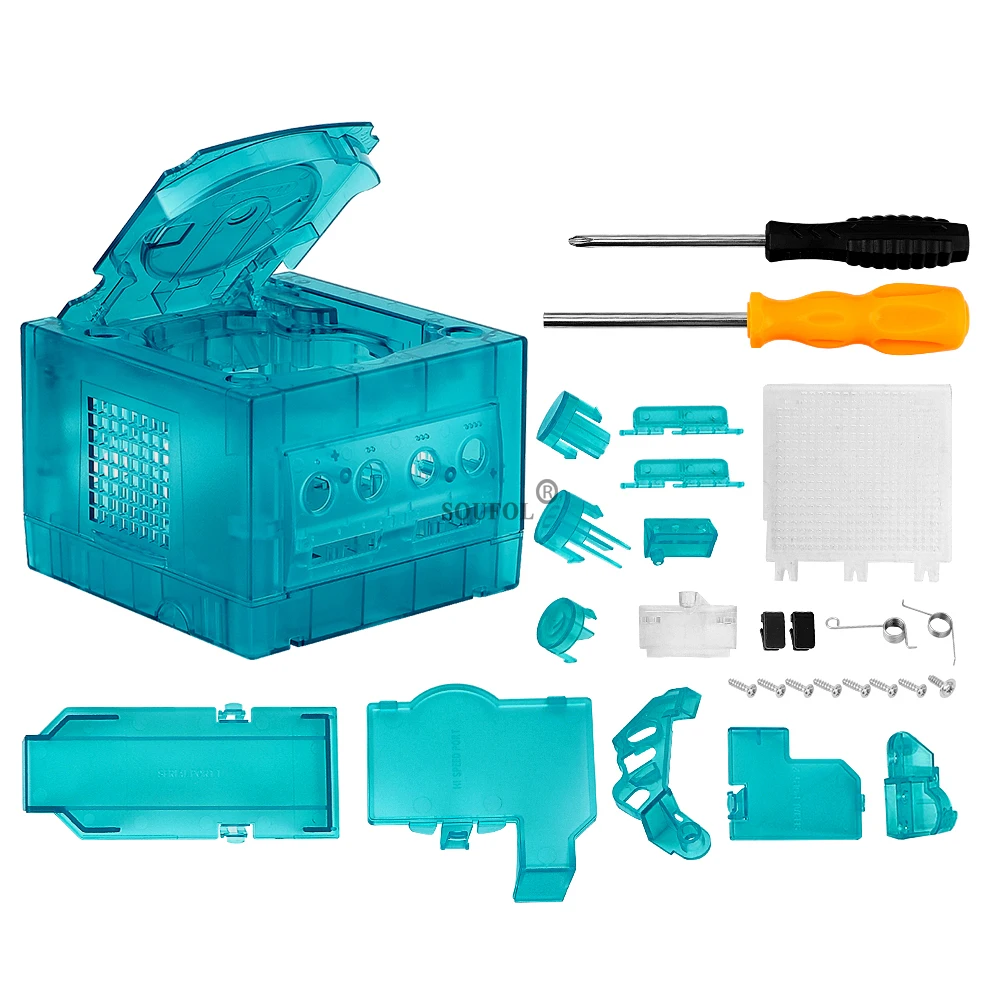 Ice Blue Replacement Case for  - Retro Gaming Box ulasan dan harga