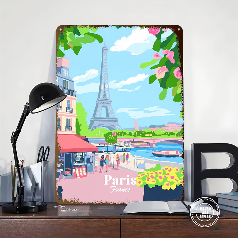 Paris France Poster Customized - Retro Gaming Paris ulasan dan harga