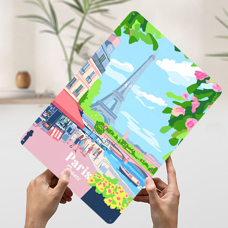 Paris France Poster Customized - Retro Gaming Paris ulasan dan harga