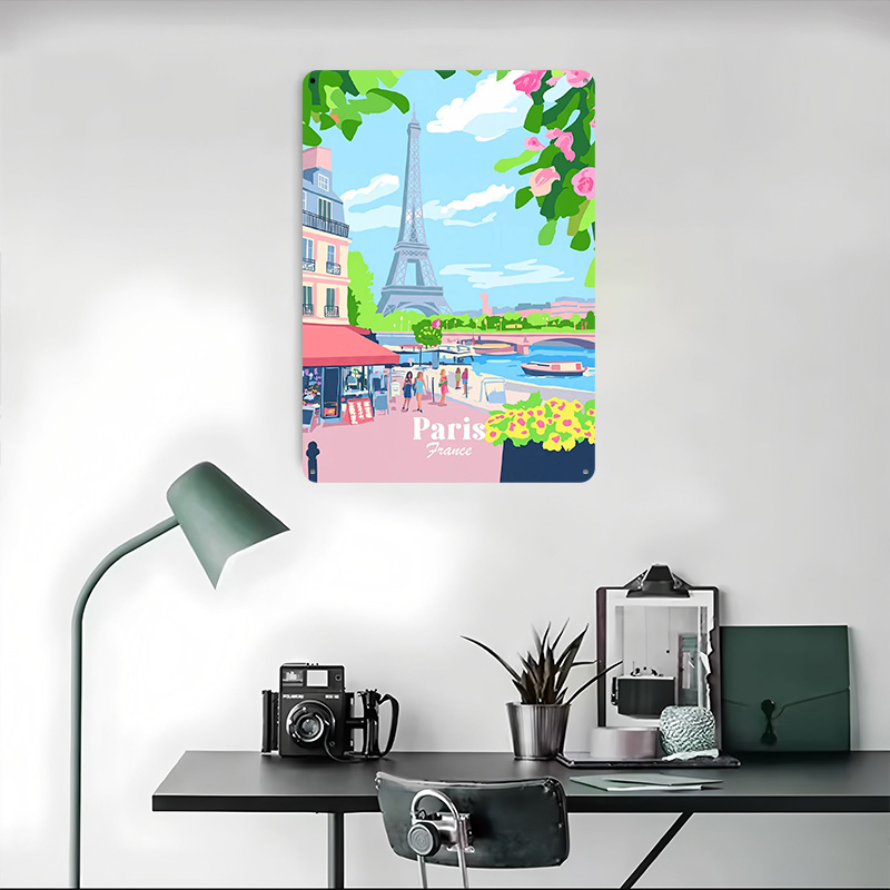 Paris France Poster Customized - Retro Gaming Paris ulasan dan harga