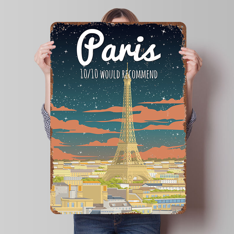 Paris Eiffel Tower Travel Post - Retro Gaming Paris ulasan dan harga