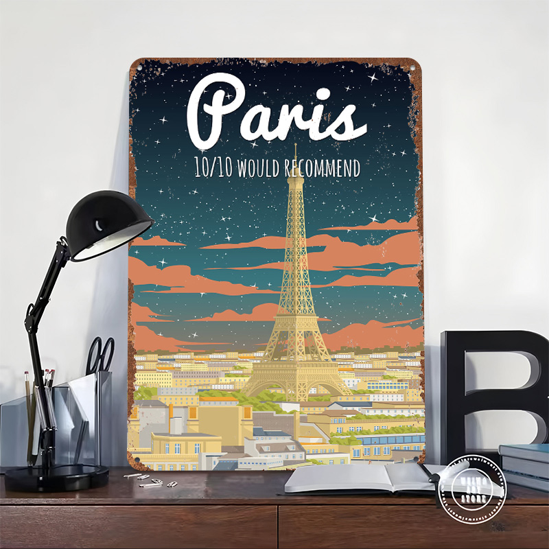 Paris Eiffel Tower Travel Post - Retro Gaming Paris ulasan dan harga