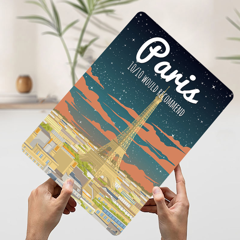 Paris Eiffel Tower Travel Post - Retro Gaming Paris ulasan dan harga