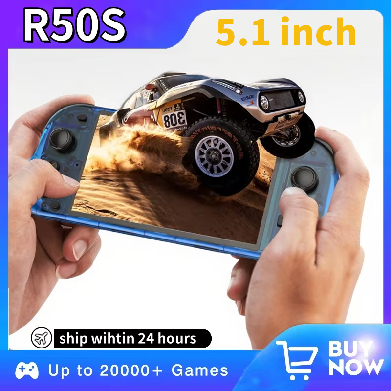 5.1inch New R50S Retro Handhel - Retro Gaming Linux ulasan dan harga