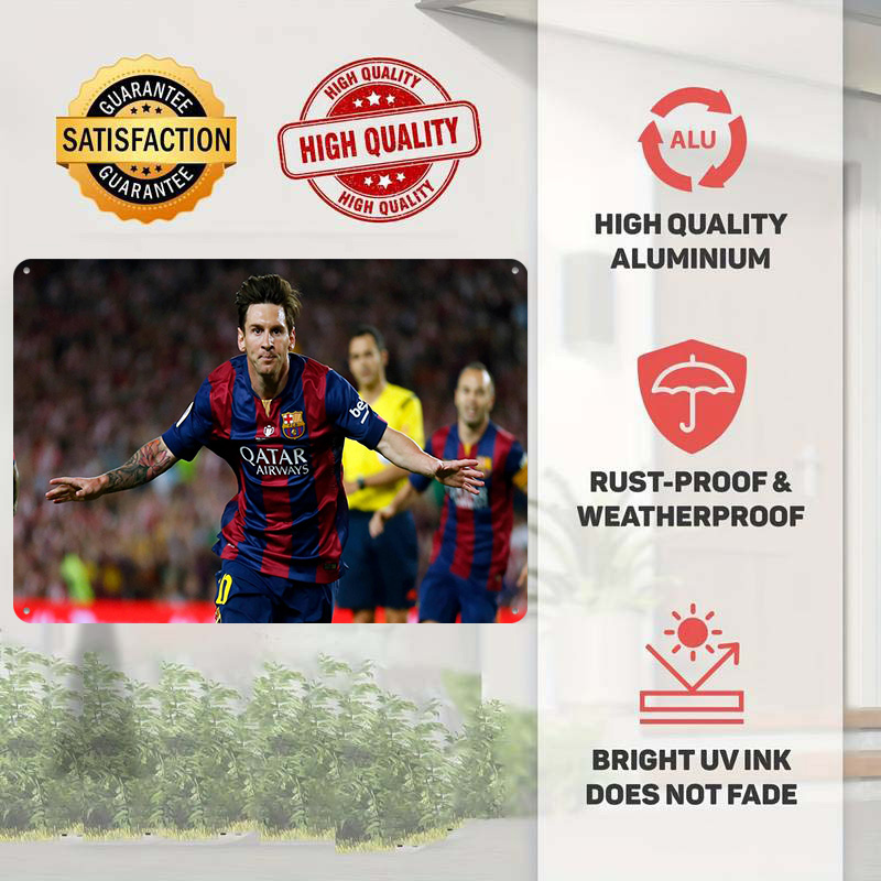 Lionel Messi Football Printed  - Retro Gaming At ulasan dan harga