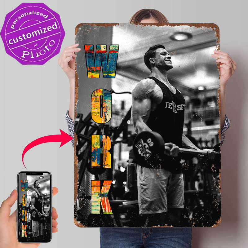 GYM Tin Poster Customized Wall - Retro Gaming Bar ulasan dan harga