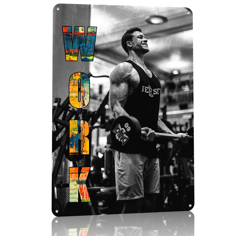 GYM Tin Poster Customized Wall - Retro Gaming Bar ulasan dan harga