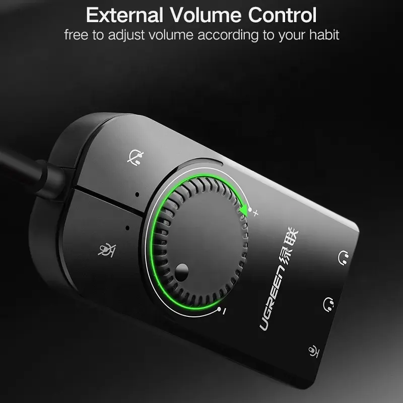 UGREEN USB Sound Card External - Controller Adapter Usb ulasan dan harga