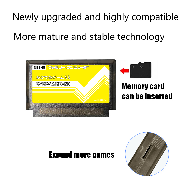 REMANK EVERGAME N8 NES Cartrid - Retro Gaming Box ulasan dan harga