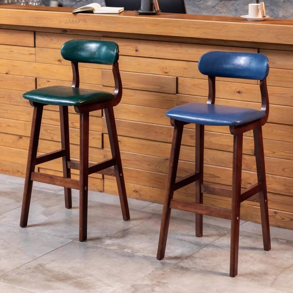 Bar American Wooden Bar Chair  - Retro Gaming Bar ulasan dan harga