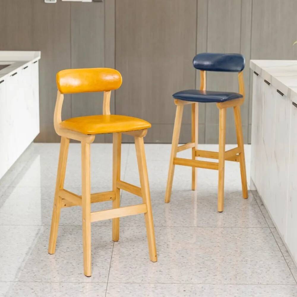 Bar American Wooden Bar Chair  - Retro Gaming Bar ulasan dan harga
