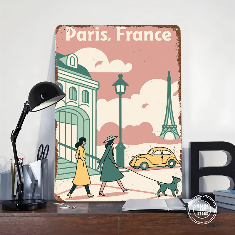 Paris France Travel Printed Po - Retro Gaming Paris ulasan dan harga