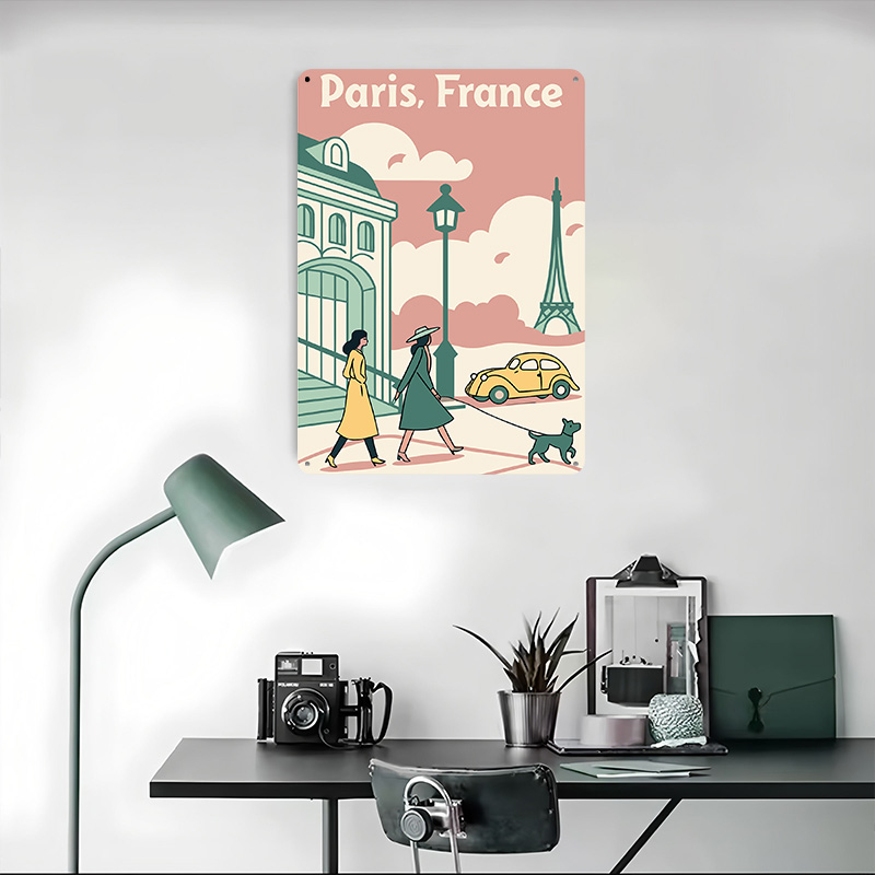 Paris France Travel Printed Po - Retro Gaming Paris ulasan dan harga
