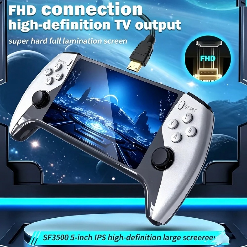 SF3500 5 inch Handheld Game Co - Retro Gaming Device Handheld ulasan dan harga